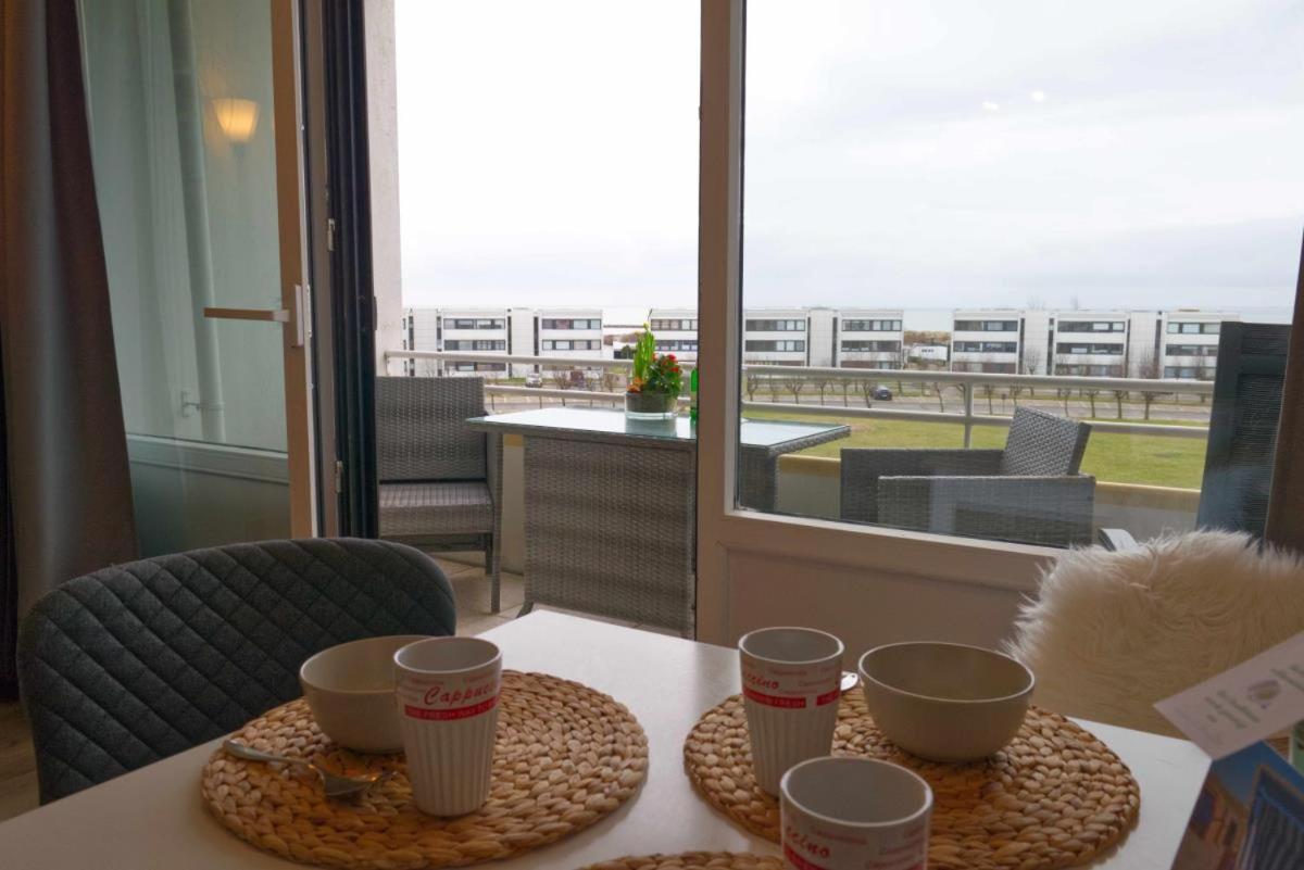 Inselblume 80 - Gemuetliche Ferienwohnung, Blick Auf Die Fehmarnsundbruecke Burgtiefe auf Fehmarn Luaran gambar